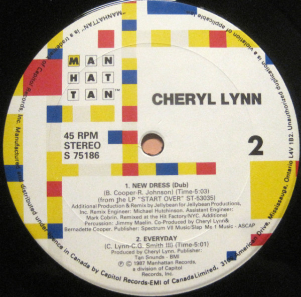 Cheryl Lynn - New Dress (12", Maxi) (Mint (M)) - Image 4