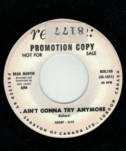 Alternative view of Dean Martin - Face In A Crowd (7", Single, Promo) (Good Plus (G+))