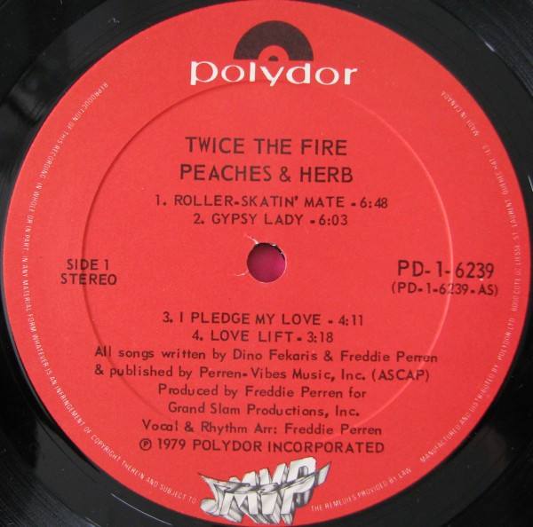 Peaches & Herb - Twice The Fire (LP, Album) (Mint (M)) - Image 3