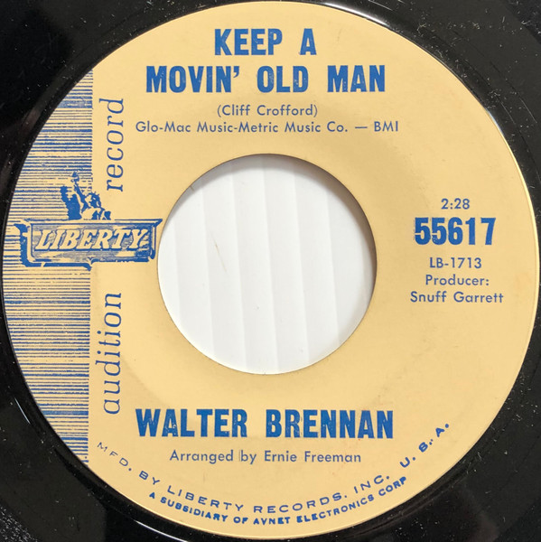 Walter Brennan - Waiting For A Train (7", Promo, Mon) (Very Good (VG)) - Image 2