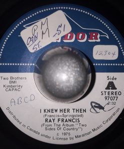 Ray Francis (2) - I Knew Her Then (7", Single) (Very Good (VG))