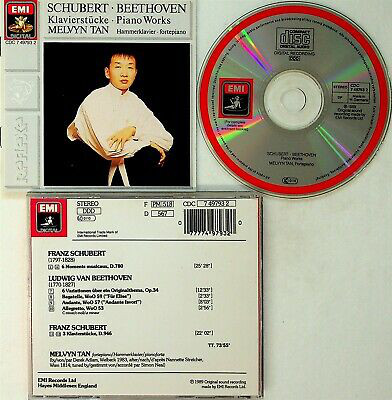 Franz Schubert, Ludwig van Beethoven, Melvyn Tan - Schubert, Beethoven - Klavierstücke Piano Works (CD, Album) (Near Mint (NM or M-)) - Image 2