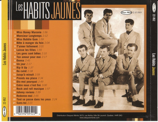 Les Habits Jaunes - Les Habits Jaunes 1964-1969 (CD, Comp, RM) (Mint (M)) - Image 4