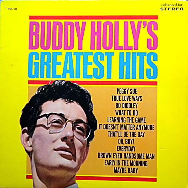 Buddy Holly - Buddy Holly's Greatest Hits (LP, Comp, RE) (Mint (M))