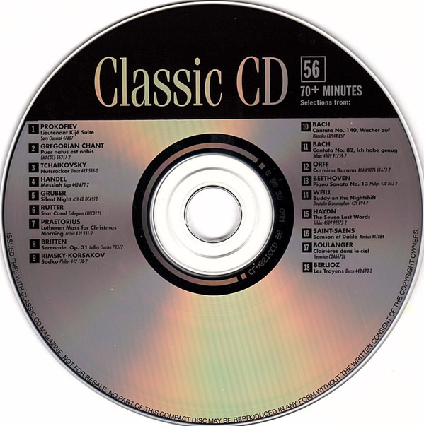 Various - Classic CD 56 Christmas Classics (CD, Album) (Near Mint (NM or M-)) - Image 2