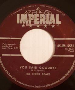 Alternative view of The Teddy Bears - If You Only Knew (The Love I Have For You) / You Said Goodbye (7", Single) (Very Good (VG))