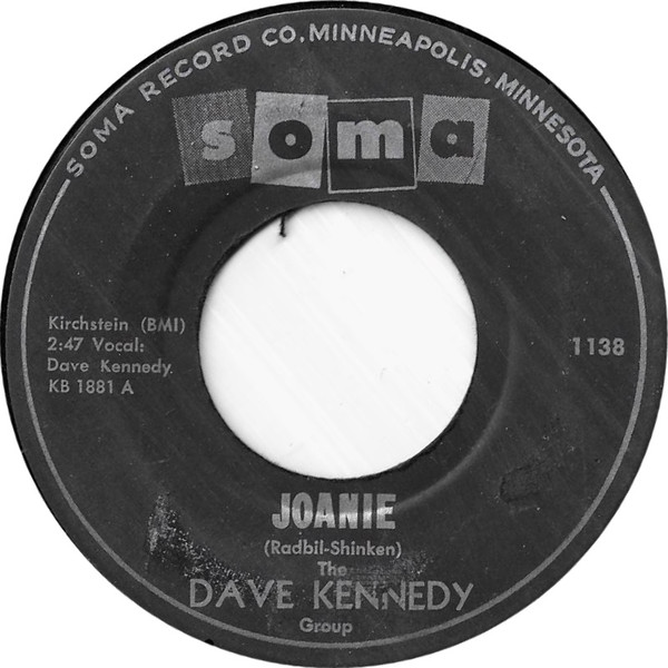 Dave Kennedy Group - Joanie / Accidentally (7", RE) (Very Good Plus (VG+))