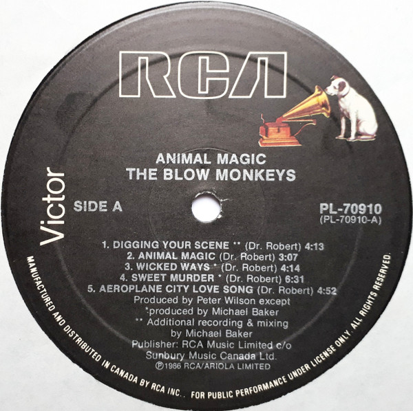 The Blow Monkeys - Animal Magic (LP, Album) (Mint (M)) - Image 3