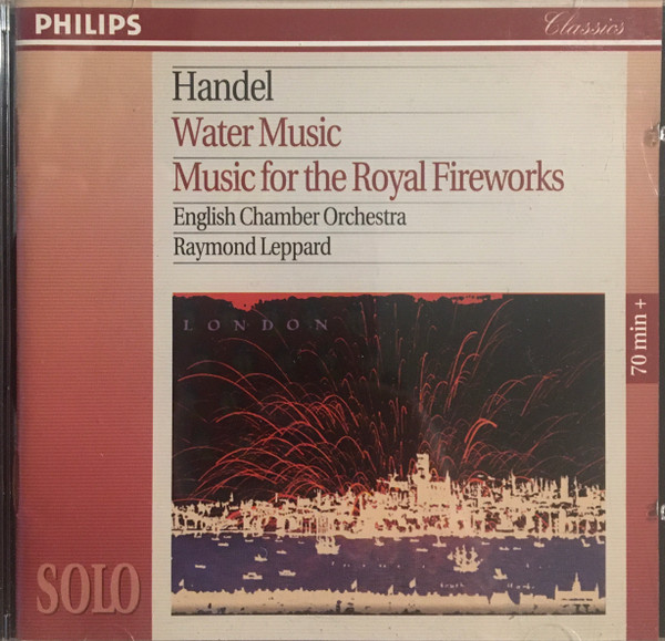 Georg Friedrich Händel, English Chamber Orchestra, Raymond Leppard - Water Music - Music For The Royal Fireworks (CD) (Near Mint (NM or M-))