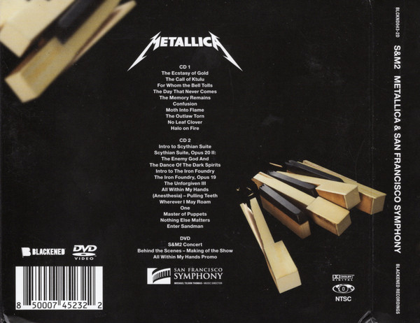 Metallica & San Francisco Symphony - S&M2 (2xCD, Album + DVD-V, NTSC + Dig) (Mint (M)) - Image 2