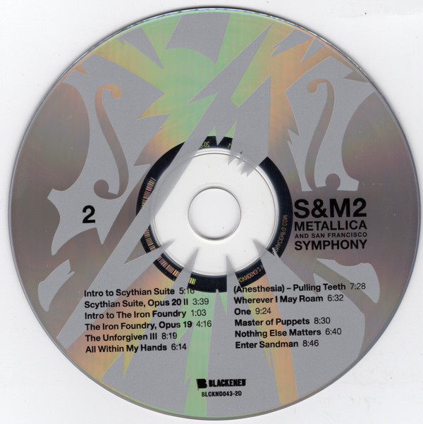 Metallica & San Francisco Symphony - S&M2 (2xCD, Album + DVD-V, NTSC + Dig) (Mint (M)) - Image 5
