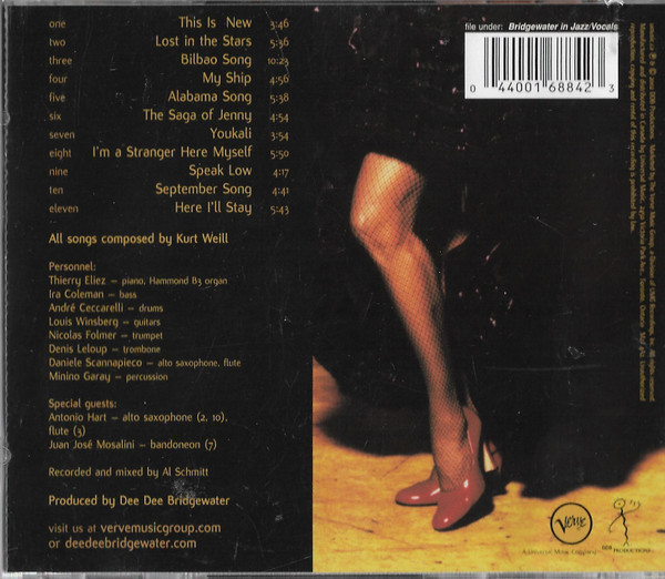 Dee Dee Bridgewater - This Is New (CD, Album) (Near Mint (NM or M-)) - Image 3