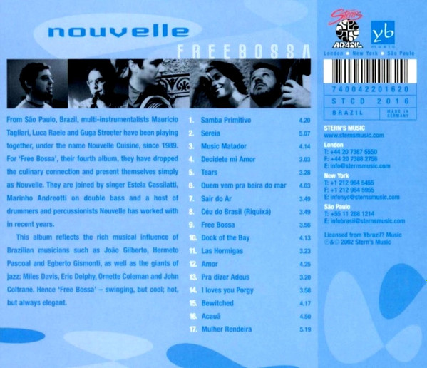 Nouvelle Cuisine (3) - Free Bossa (CD, Album) (Near Mint (NM or M-)) - Image 2