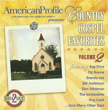Various - American Profile Presents: Country Gospel Favorites Volume 2 (2xCD, Comp) (Mint (M))
