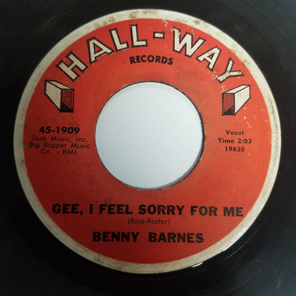 Benny Barnes - How Blue Can You Get (7") (Good Plus (G+)) - Image 2