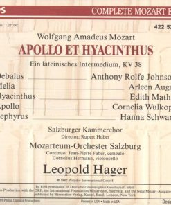 Alternative view of Wolfgang Amadeus Mozart - Apollo Et Hyacinthus (2xCD, Album, RE + Box, Sli) (Near Mint (NM or M-))