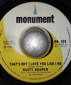 Rusty Draper - That's Why I Love You Like I Do / Night Life (7", Single) (Very Good Plus (VG+))