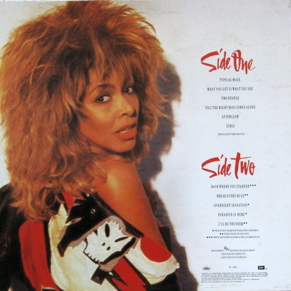 Tina Turner - Break Every Rule (LP, Album) (Mint (M)) - Image 2
