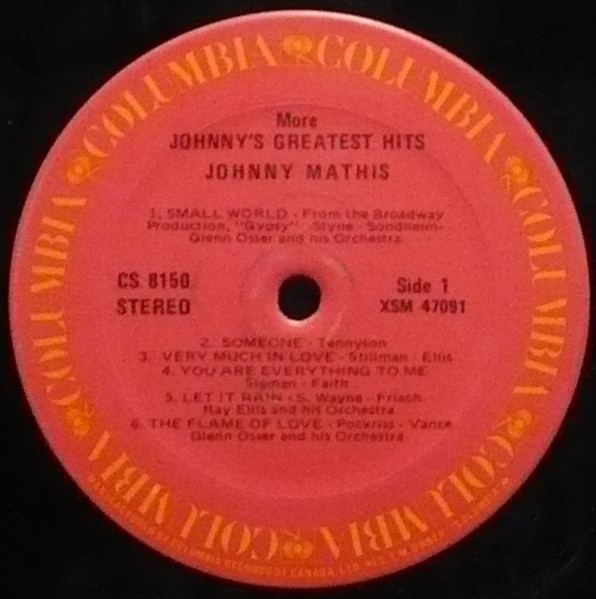Johnny Mathis - More Johnny's Greatest Hits (LP, Comp, RE) (Mint (M)) - Image 3