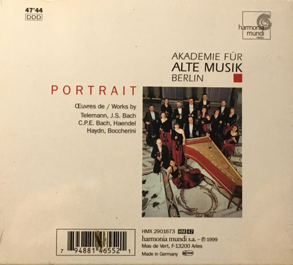 Akademie Für Alte Musik Berlin - Portrait (CD, Comp) (Near Mint (NM or M-)) - Image 2