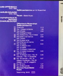 Alternative view of Jacques Offenbach, Charles Gounod, Orchestre Symphonique De Montréal, Charles Dutoit - Gaîté Parisienne / Faust - Ballet Music (CD, Album, RE) (Near Mint (NM or M-))