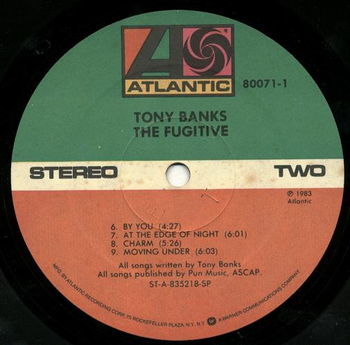 Tony Banks - The Fugitive (LP, Album, SP ) (Mint (M)) - Image 4