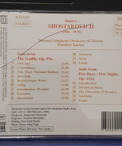 Alternative view of Dmitri Shostakovich, National Symphony Orchestra Of Ukraine, Theodore Kuchar - The Gadfly / Five Days - Five Nights (CD, Album) (Near Mint (NM or M-))