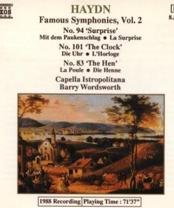 Joseph Haydn - Capella Istropolitana, Barry Wordsworth - Famous Symphonies, Vol 2: No. 94 'Surprise' • No. 101 'The Clock' • No. 83 'The Hen' (CD, Album) (Near Mint (NM or M-))