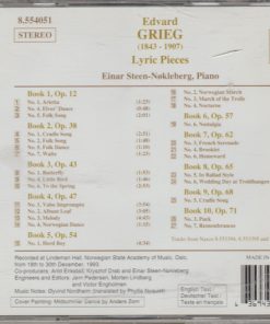 Alternative view of Edvard Grieg, Einar Steen-Nøkleberg - Lyric Pieces (Selection) (CD, Comp) (Near Mint (NM or M-))