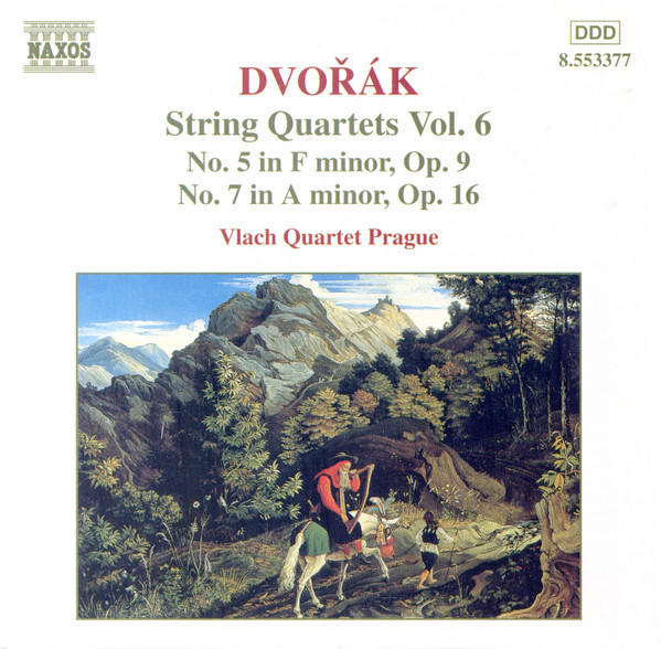 Antonín Dvořák, Vlach Quartet Prague - String Quartets Vol. 6 (No. 5 In F Minor, Op. 9 / No. 7 In A Minor, Op. 16) (CD, Album) (Near Mint (NM or M-))