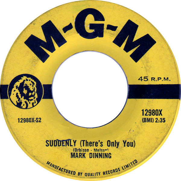 Mark Dinning - Top Forty, News, Weather And Sports (7", Single) (Near Mint (NM or M-)) - Image 2