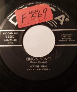 Alternative view of Wayne King And His Orchestra - Joey's Song / King's Bones (7", Single) (Very Good (VG))