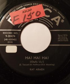 Kay Armen - Ha! Ha! Ha! / Till (7", Single) (Fair (F))