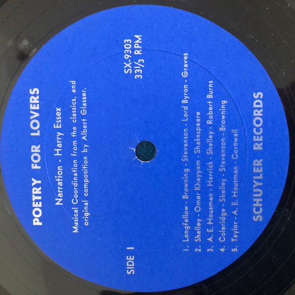Harry Essex (2) - Poetry For Lovers (LP, Album) (Mint (M)) - Image 3