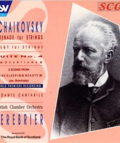 Pyotr Ilyich Tchaikovsky, Scottish Chamber Orchestra, Jose Serebrier, Igor Stravinsky - Serenade For Strings, Elegy For Strings, Suite No. 4, 2 Scenes From "The Sleeping Beauty", Andante Cantabile (CD, Album) (Near Mint (NM or M-))