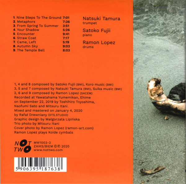 Natsuki Tamura, Satoko Fujii, Ramón López - Mantle (CD, Album) (Mint (M)) - Image 2