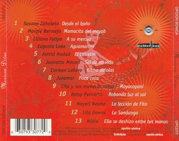 Various - Mexican Divas (CD, Comp) (Near Mint (NM or M-)) - Image 2