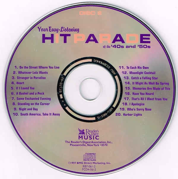 Various - Your Easy-Listening Hit Parade Of The '40s And '50s (4xCD, Comp) (Near Mint (NM or M-)) - Image 5