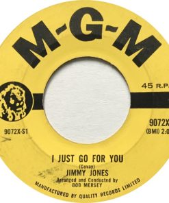 Jimmy Jones - I Just Go For You (7", Single) (Very Good Plus (VG+))