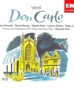 Giuseppe Verdi - Luciano Pavarotti · Samuel Ramey · Daniela Dessì · Luciana D'Intino · Paolo Coni · Coro Del Teatro Alla Scala And Orchestra Del Teatro Alla Scala · Riccardo Muti - Don Carlo (3xCD, Album, RE + Box) (Near Mint (NM or M-))