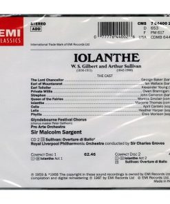 Alternative view of Gilbert & Sullivan - George Baker (3) · Ian Wallace (3) · Alexander Young · Owen Brannigan · John Cameron · Monica Sinclair · Marjorie Thomas · April Cantelo · Heather Harper · Elsie Morison · Sir Malcolm Sargent - Iolanthe (2xCD, Album, RE, RM) (Near Mint (NM or M-))