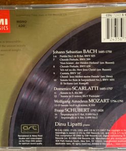 Alternative view of Johann Sebastian Bach . Wolfgang Amadeus Mozart . Domenico Scarlatti . Franz Schubert - Dinu Lipatti - Bach • Mozart • Scarlatti • Schubert - Lipatti (CD, Comp, Mono, RM) (Near Mint (NM or M-))