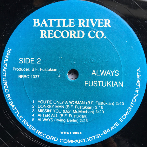 Bryan Fustukian - Always (LP, Album) (Mint (M)) - Image 4