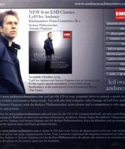 Alternative view of Sergei Vasilyevich Rachmaninoff - Leif Ove Andsnes, Berliner Philharmoniker, Antonio Pappano - Piano Concertos 1 & 2 (CD, Album) (Near Mint (NM or M-))