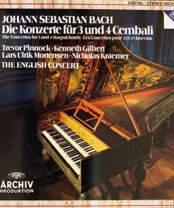 Johann Sebastian Bach - Trevor Pinnock • Kenneth Gilbert • Lars Ulrik Mortensen • Nicholas Kraemer • The English Concert - Die Konzerte Für 3 Und 4 Cembali = The Concertos For 3 And 4 Harpsichords = Les Concertos Pour 3 Et 4 Clavecins (CD, Album, RE) (Near Mint (NM or M-))