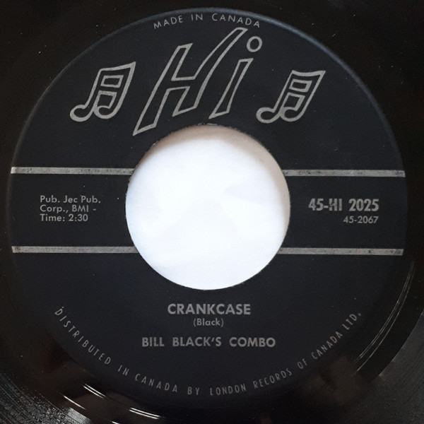 Bill Black's Combo - Tuxedo Junction / Crankcase (7", Single) (Near Mint (NM or M-)) - Image 2