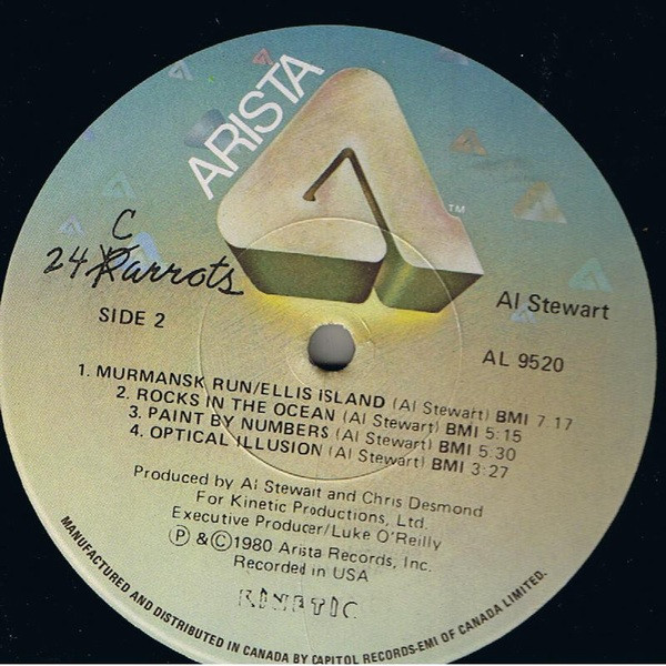 Al Stewart - 24 Carrots (LP, Album) (Mint (M)) - Image 4