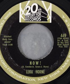 Lena Horne - Now! (7", Mono, Styrene, Hol) (Very Good Plus (VG+))