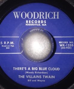 Alternative view of Villains Twain (Bill And Wayne) - Strolling With Emily / There's A Big Blue Cloud (7", Single) (Very Good Plus (VG+))
