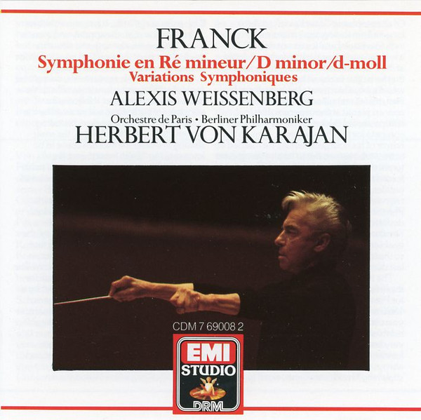 César Franck, Alexis Weissenberg, Orchestre De Paris, Berliner Philharmoniker, Herbert von Karajan - Symphonie En Ré Mineur/D Minor/D-Moll / Variations Symphoniques (CD, Comp, RM) (Near Mint (NM or M-))